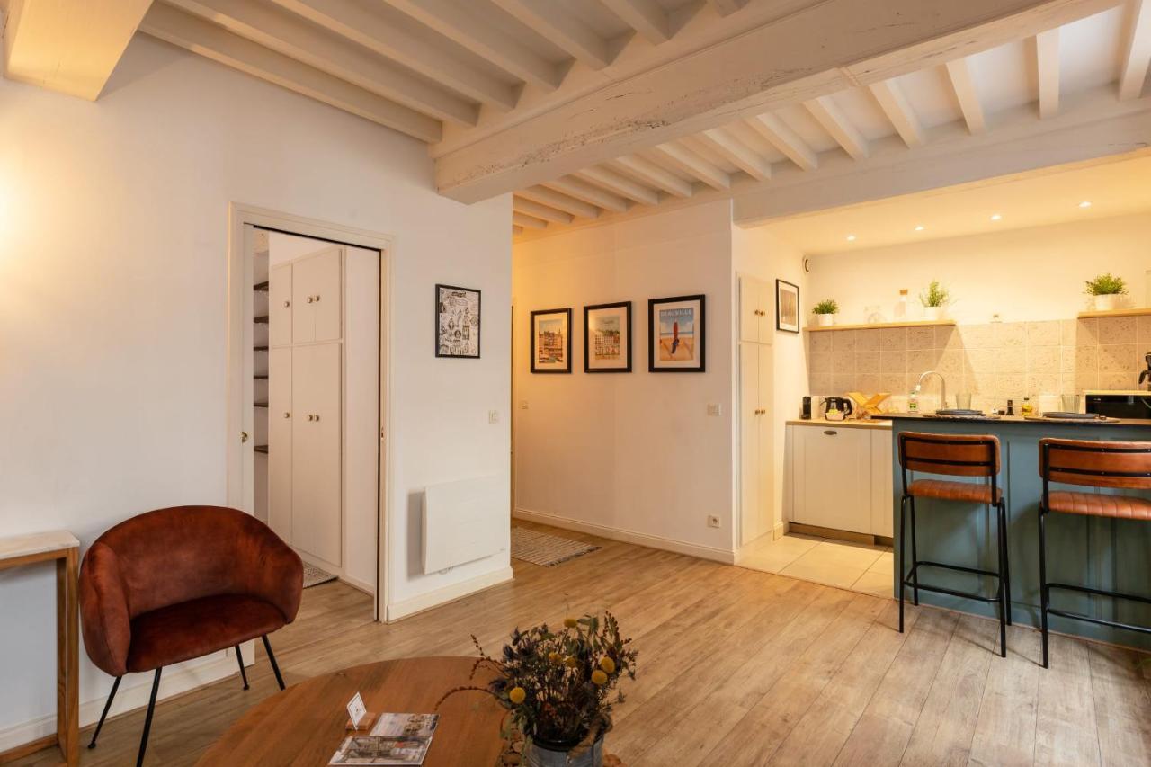 شقة La Vague - Breath Of Freshness In Center Of Honfleur - Free Parking 550M المظهر الخارجي الصورة
